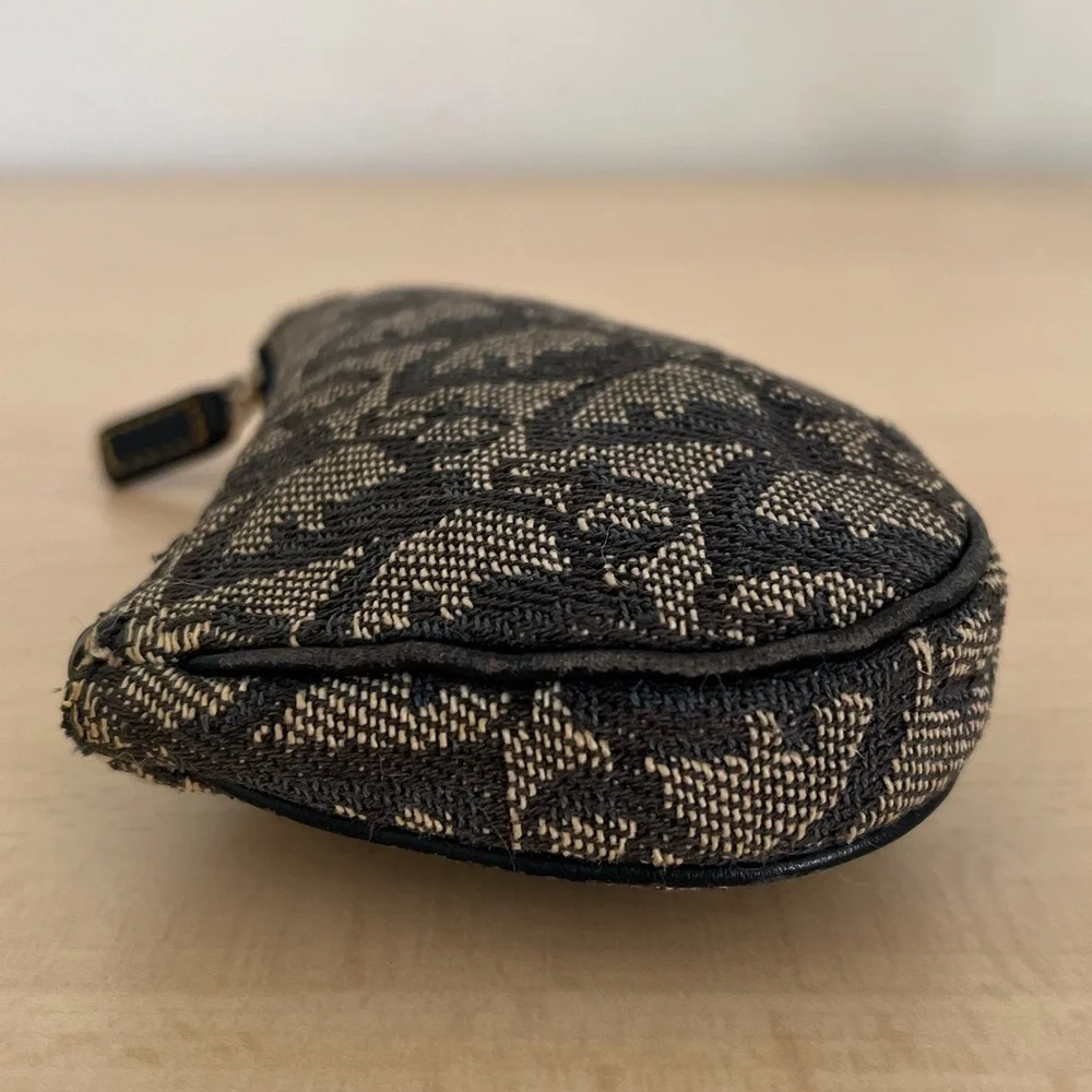 Christian Dior Trotter Coin Purse Oblique Saddle Vintage - Picture 14 of 15